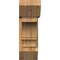 Ekena Millwork Balboa Slat Rough Sawn Bracket w/ Offset Brace, Western Red Cedar, 8"W x 24"D x 24"H BKT0806X24X24BOA06RWR - alternate 3